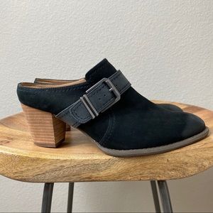 Vionic Cheyenne Heeled Mules Black Size 10